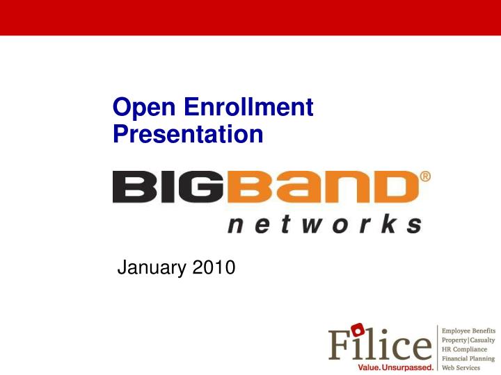 open enrollment presentation