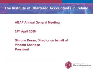 The Institute of Chartered Accountants in Ireland
