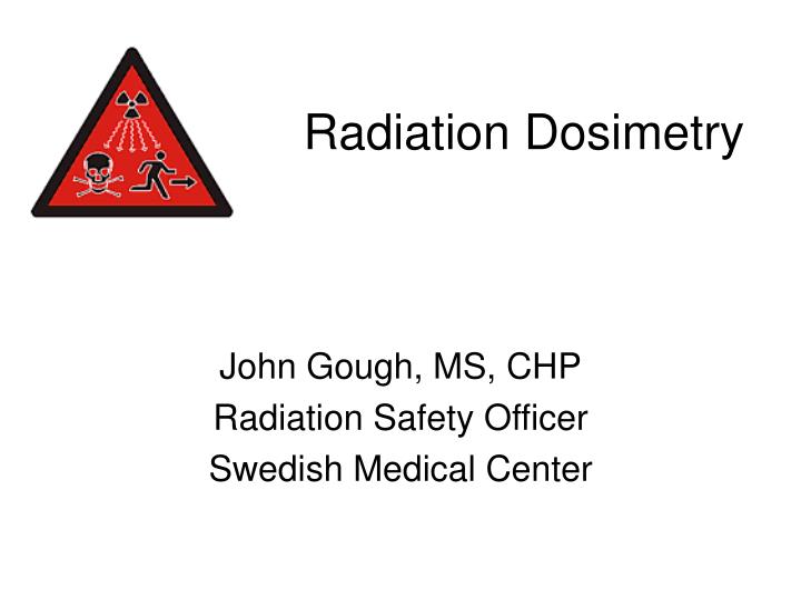 radiation dosimetry
