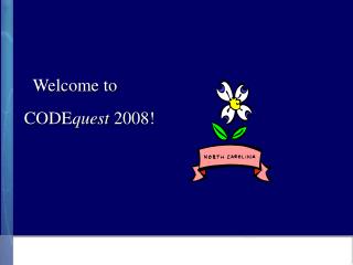 Welcome to CODE quest 2008!