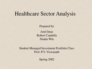 Healthcare Sector Analysis