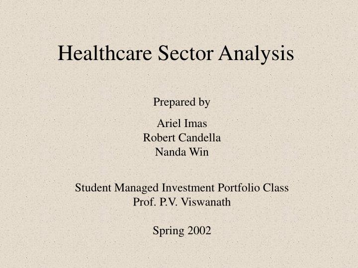 healthcare sector analysis