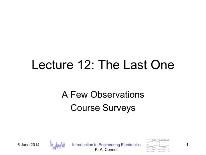 lecture 12 the last one