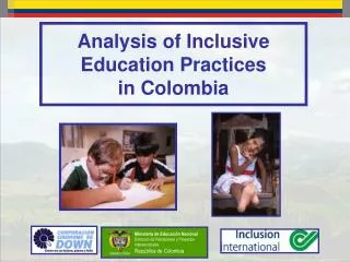 Analysis of Inclusive Education Practices in Colombia