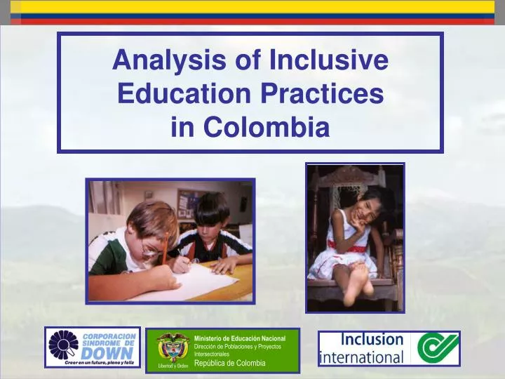 analysis of inclusive education practices in colombia