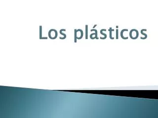 los pl sticos