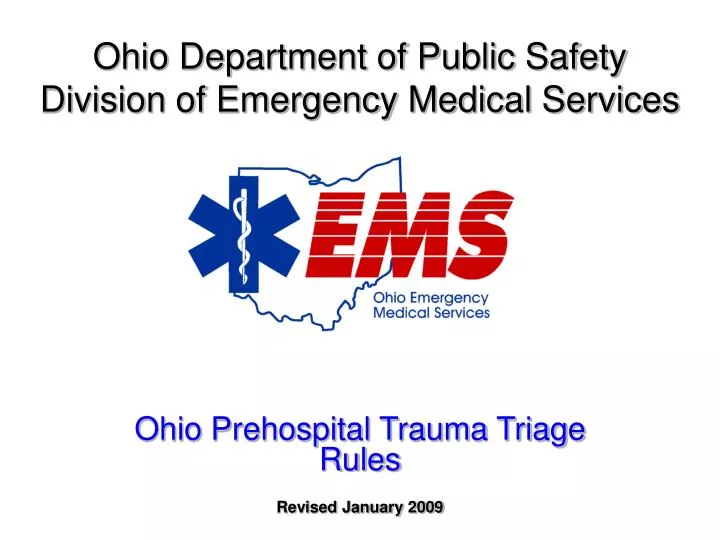 ohio department of public safety division of emergency medical services