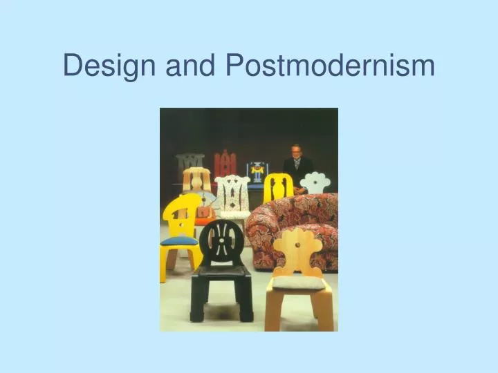 design and postmodernism