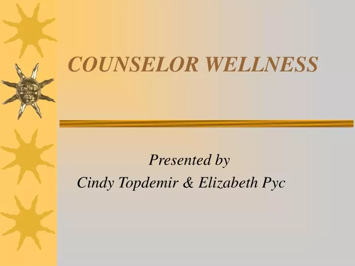 counselor wellness