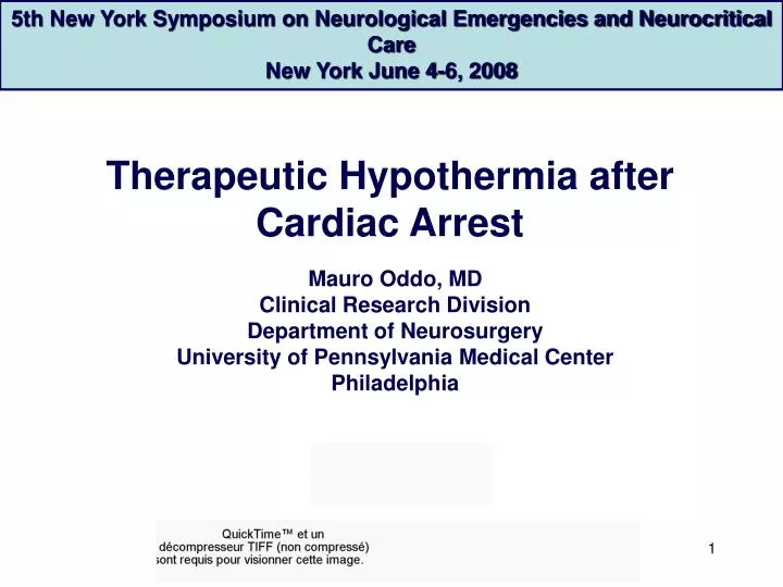 therapeutic hypothermia after cardiac arrest