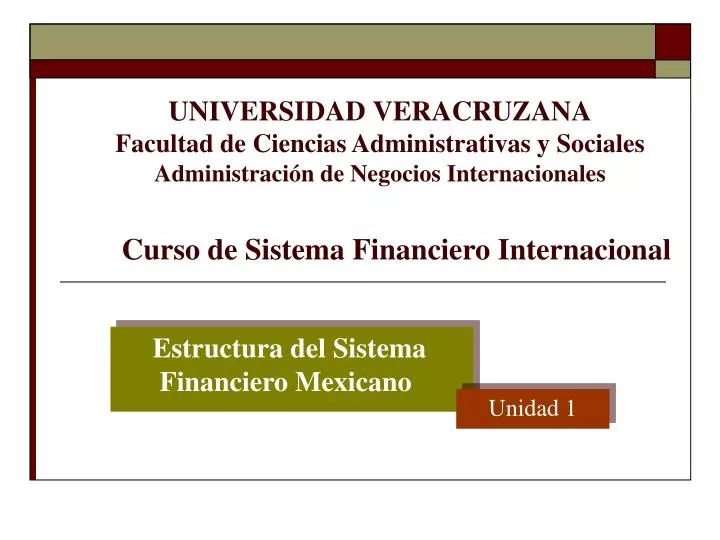 estructura del sistema financiero mexicano