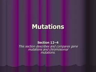 mutations