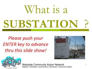 What is a SUBSTATION ?