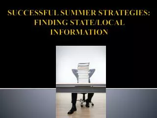 successful summer strategies finding state local information
