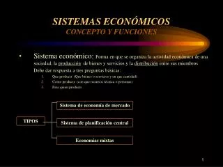 sistemas econ micos concepto y funciones