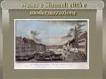 Weber e Simmel: città e modernizzazione - slide 1