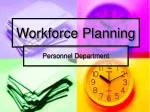 Workforce Planning - slide 1
