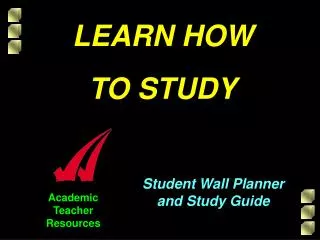 Academic Teacher Resources