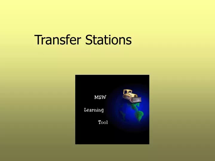 transfer stations