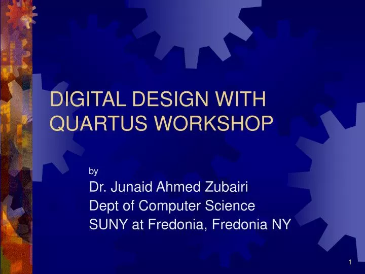 digital design with quartus workshop