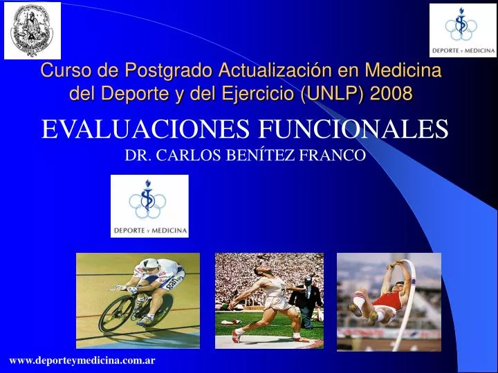 curso de postgrado actualizaci n en medicina del deporte y del ejercicio unlp 2008