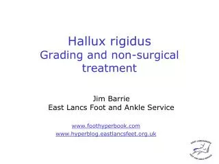 Hallux rigidus Grading and non-surgical treatment