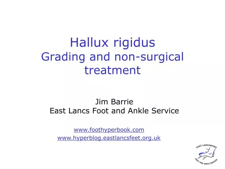 hallux rigidus grading and non surgical treatment