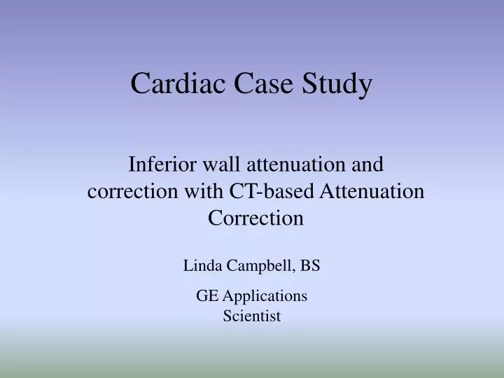 cardiac case study