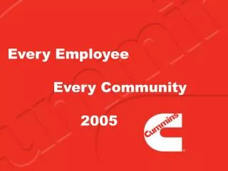 Every Employee 		Every Community 			 2005