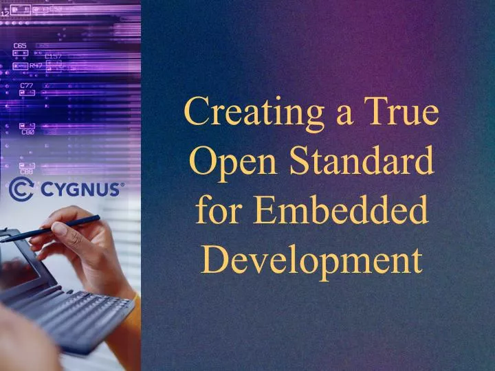 creating a true open standard for embedded development