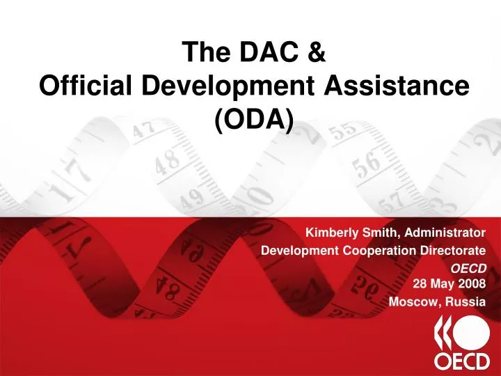 the dac official development assistance oda