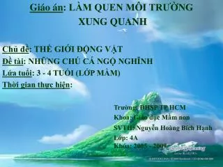 GIÁO ÁN ĐIỆN TỬ