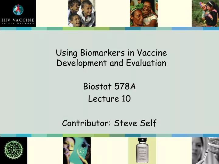 using biomarkers in vaccine development and evaluation