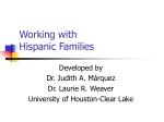 Working with Hispanic Families - slide 1