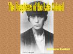 The Daughters of the Late Colonel - slide 1