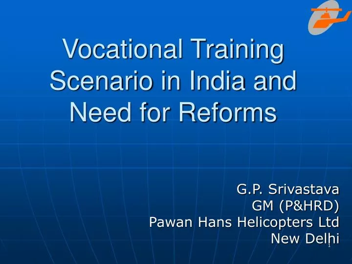 vocational training scenario in india and need for reforms