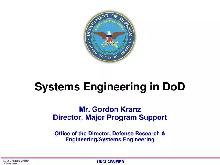 systems engineering in dod