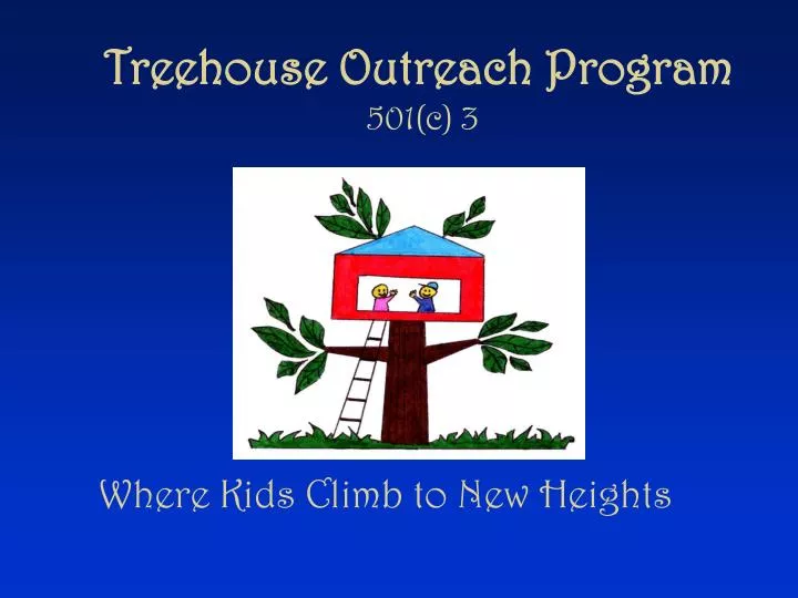 treehouse outreach program 501 c 3