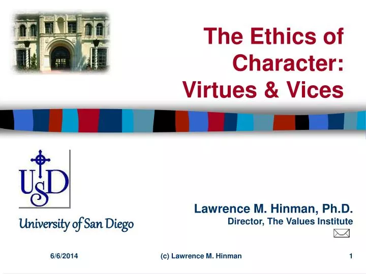 the ethics of character virtues vices