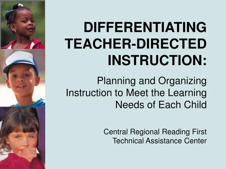 differentiating teacher directed instruction