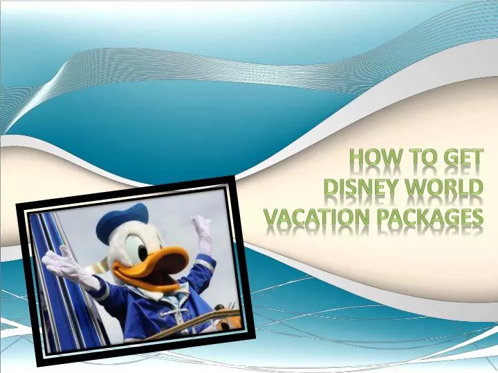 how to get disney world vacation packages