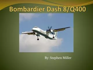 Bombardier Dash 8/Q400