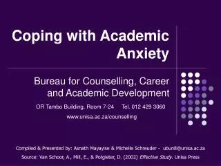 Coping with Academic Anxiety