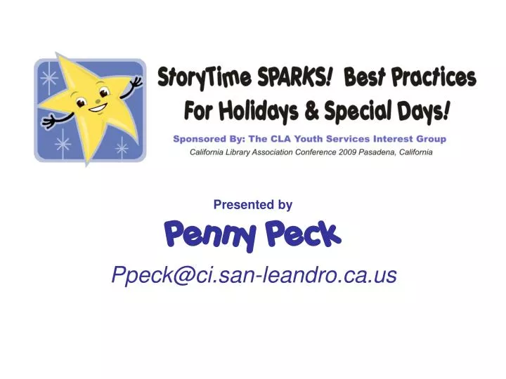presented by penny peck ppeck@ci san leandro ca us