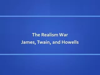 The Realism War