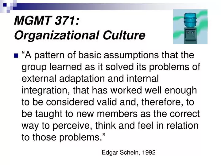 mgmt 371 organizational culture