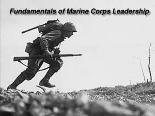 Fundamentals of Marine Corps Leadership