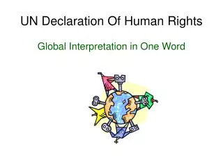 UN Declaration Of Human Rights