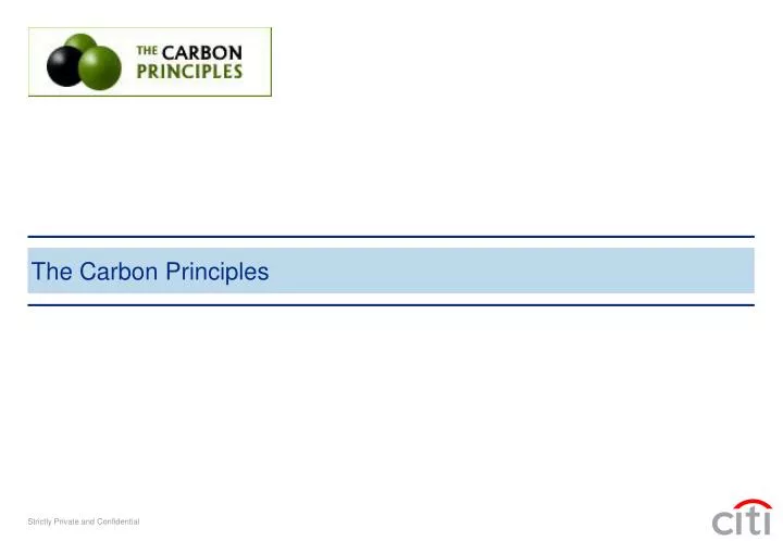 the carbon principles