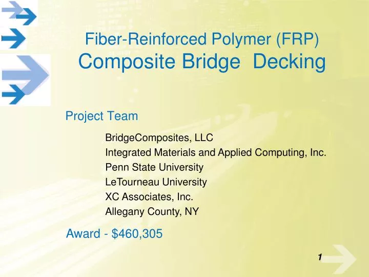 fiber reinforced polymer frp composite bridge decking